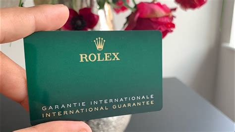 garantía rolex|rolex warranty card.